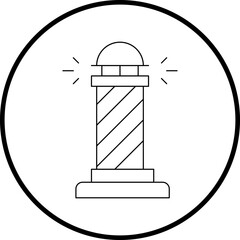 Lighthouse icon single vector illustration