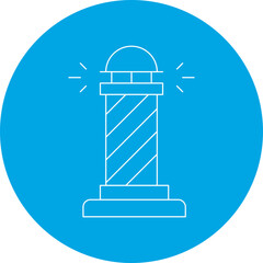 Lighthouse icon single vector illustration