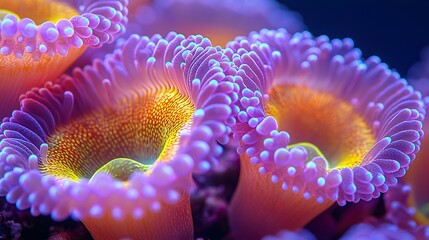 Coral Reef Close-Up Vibrant Colors