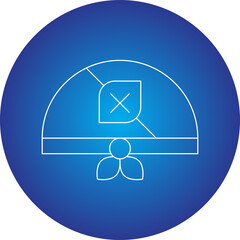 Pirate Bandana icon single vector illustration