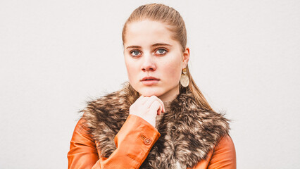 Model, Gesicht, jung
