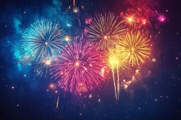 Radiant Fireworks Night Event Design