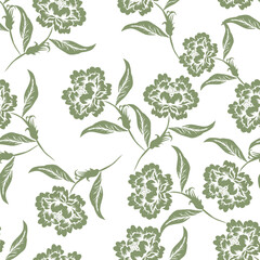 floral seamless allover design pattern