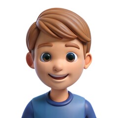Obraz premium little boy with a big smile. Happy little boy. 