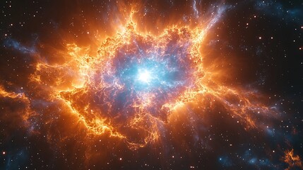 New artifact space energy explosion background