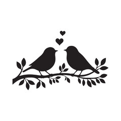 Humming bird silhouette icon vector art illustration design