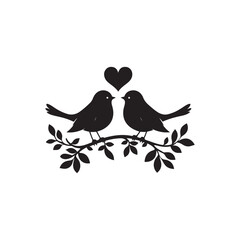 Humming bird silhouette icon vector art illustration design