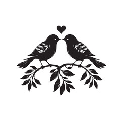 Humming bird silhouette icon vector art illustration design