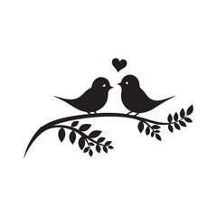 Humming bird silhouette icon vector art illustration design