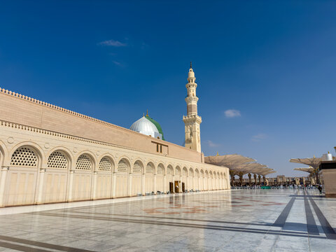 The Green Dome of Al-Masjid an-Nabawi, Medina