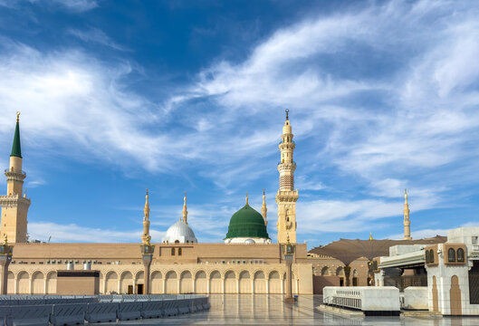 The Green Dome of Al-Masjid an-Nabawi, Medina