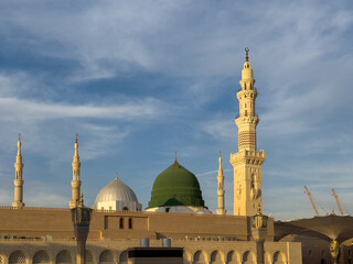 The Green Dome of Al-Masjid an-Nabawi, Medina