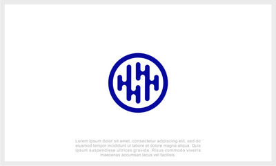 Letter H Logo Template Design Vector Illustration