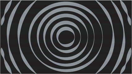 Abstract concentric circles pattern with a futuristic, hypnotic design, perfect for backgrounds and digital art.