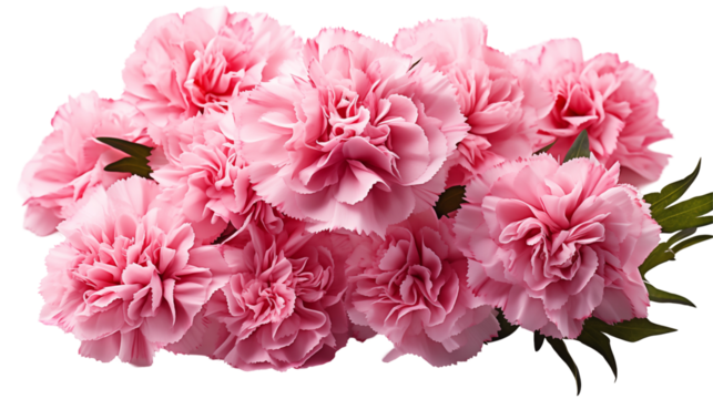 Pink Carnations Delicate Floral Bouquet, Romantic Spring Blossom for Nature-Inspired Displays.