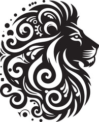 Fototapeta premium Lion in the Wild - Royal and Powerful Wildlife Photography