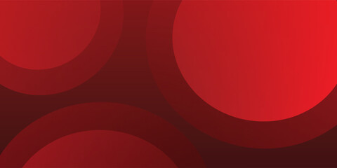 Abstract red background with circles. Applicable for gift card, Poster on wall poster template, EPS 10