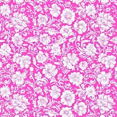 A smooth floral pattern featuring leaves on a light pink background, with pastel-colored leaf outlines, ideal for decor, textiles, wallpaper, and interior design