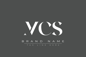 MCS abstract letter logo design. This logo is designed by three abstract letters.
