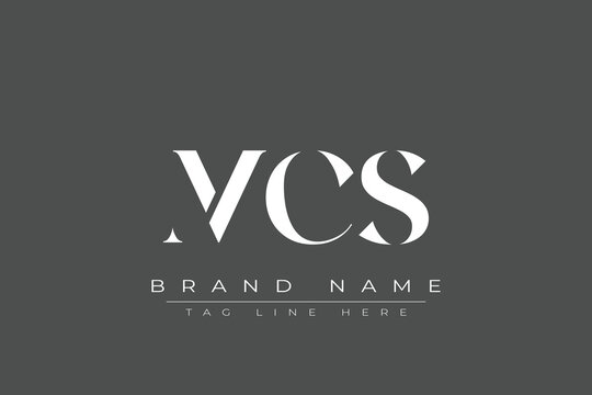 MCS abstract letter logo design. This logo is designed by three abstract letters.