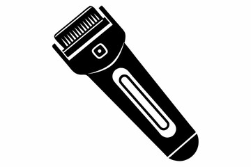 electric shaver line art silhouette vector illustration
