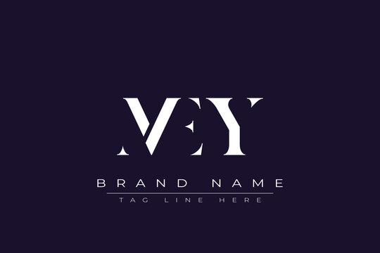MEY abstract letter logo design. This logo is designed by three abstract letters.