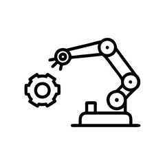 automation industry icon, automation industry flat illustration - simple vector illustration of automation industry , perfect for icons and logos