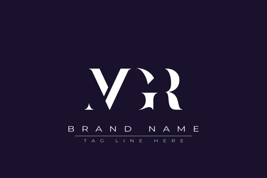 MGR abstract letter logo design. This logo is designed by three abstract letters.