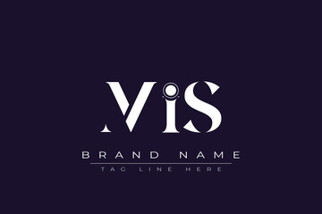 MIS abstract letter logo design. This logo is designed by three abstract letters. © Mahamud