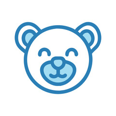 bear icon, bear flat illustration - simple vector illustration of bear , perfect for icons and logos
