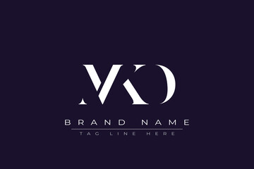 MKD abstract letter logo design. This logo is designed by three abstract letters.