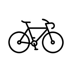 Fototapeta premium bicycle ride icon, bicycle ride flat illustration - simple vector illustration of bicycle ride , perfect for icons and logos