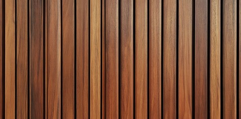 Seamless pattern of vertical wooden planks with a middle-brown tone, creating a textured background with repeating lines.