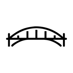bridge icon, bridge flat illustration - simple vector illustration of bridge , perfect for icons and logos