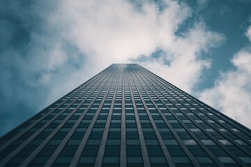 Fototapeta premium High-rise building with numerous windows