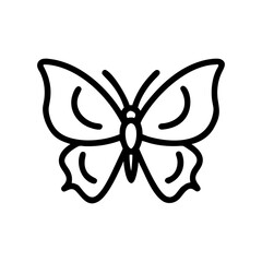 butterfly icon, butterfly flat illustration - simple vector illustration of butterfly , perfect for icons and logos