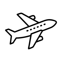 air transportation icon, air transportation flat illustration - simple vector illustration of air transportation , perfect for icons and logos