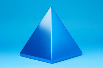 Stunning Blue Pyramid Shape Design