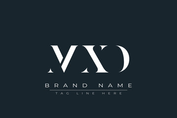 MXD abstract letter logo design. This logo is designed by three abstract letters.