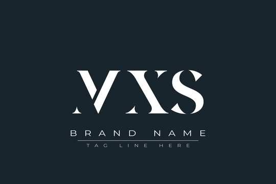 MXS abstract letter logo design. This logo is designed by three abstract letters.