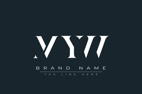 MYE abstract letter logo design. This logo is designed by three abstract letters.