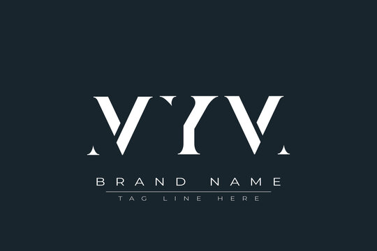 MYM abstract letter logo design. This logo is designed by three abstract letters.