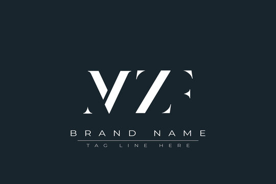 MZF abstract letter logo design. This logo is designed by three abstract letters.