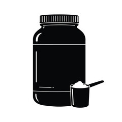 black plastic bottle