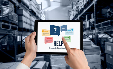 Help screen on the website provide answer to FAQ frequently asked question snugly with knowledge information and solution by customer support