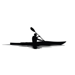kayak on a white background
