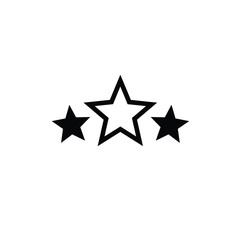3d silver star