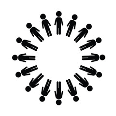 vector illustration of a group of people