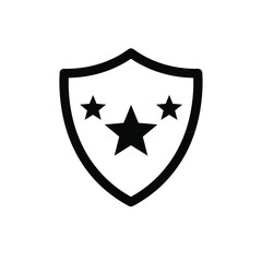 shield icon vector illustration
