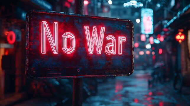 Hologram Peace: Digital Message - Powered by Adobe